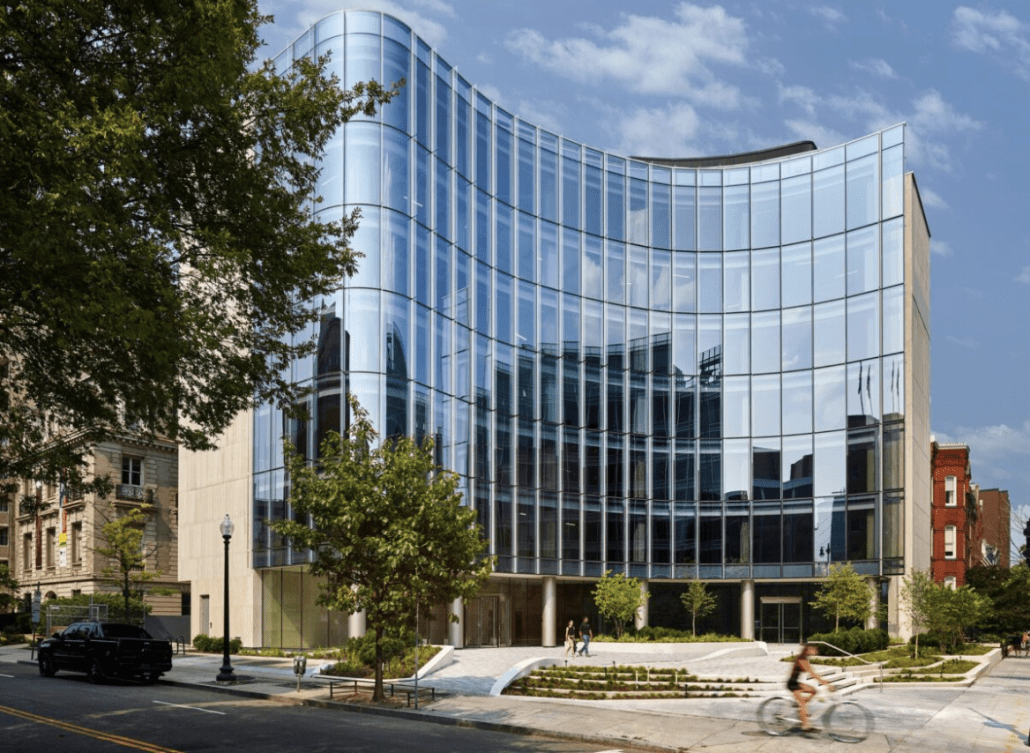 The outside of the Capital Campus.